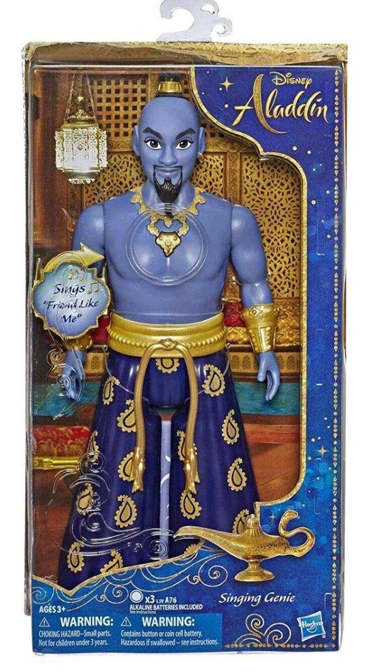 Disney Aladdin 12” Singing Genie Doll Sings Friend Like Me Song 2018 Hasbro NIP